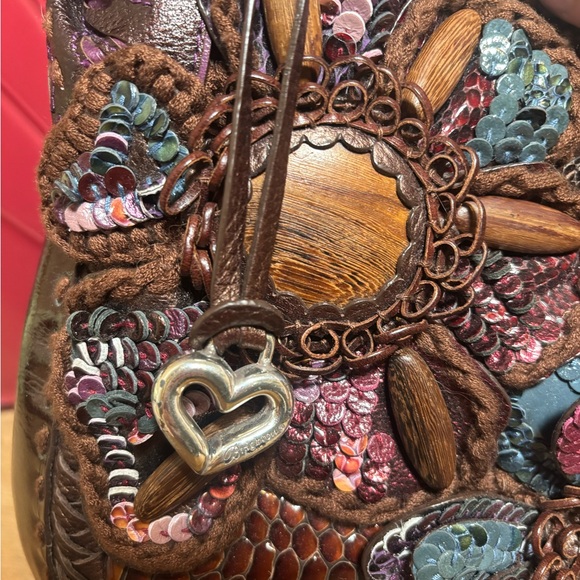 Rare Brighton Mila Shoulder Bag - Masterpiece Collection Multi Media Purse - Picture 7 of 9